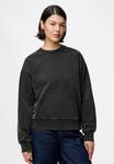 Толстовка Pieces WASHED LOOSE NOOS, Black Detail Washed/Black - фото