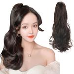 Зажим для волос с длинными локонами, большие волны, натуральный цвет цветущей груши, 48 см YOSEE - фото 3