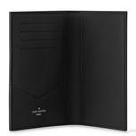 LOUIS VUITTON Паспортник Monogram Shadow Embossed Cow Leather мужской black - фото 3