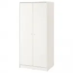 Шкаф, белый, 79x176 см, KLEPPSTAD IKEA - фото