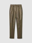 Суженные брюки Sienna Metallic Reiss, Gold - фото 3