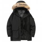 Jeep Унисекс пуховик, Black (Detachable Fur Collar) - фото 11