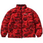 Куртка BAPE Color Camo Reversible Down Jacket, Red - фото