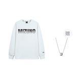 Свитшот мужской белый с ожерельем Mizuno - фото