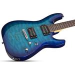Электрогитара Schecter C-6 Plus Guitar - Ocean Blue Burst - фото 2