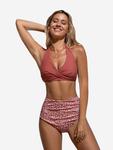 Бикини Cupshe, ржаво-красный - фото 2