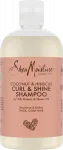 Шампунь Shea Moisture Coconut & Hibiscus Curl & Shine Shampoo - фото
