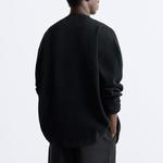 Трикотаж мужской черный Zara, черный - фото 4