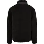 Толстовка Urban Classics Basic Sherpa full zip, черный - фото 4