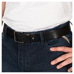 Ремень кожаный VXA-7, черный Vanucci, черный - фото 3