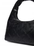 Сумка Calvin Klein Emblem Aop Puffer Bag With Strap LV04F3200G Schwarz - фото 2