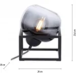 Настольная лампа ZEA E27 1 шт. Just Light, черный - фото 9