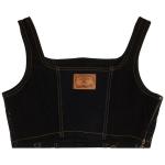 Топ Marine Serre Regenerated Denim Bustier, Blue - фото 2