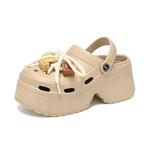 Сабо женские Oubt, хаки - фото 9