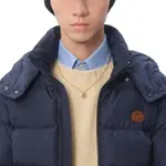 Куртка с капюшоном на молнии Valentino, синяя - фото 8