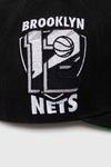Бейсбольная кепка BROOKLYN NETS Mitchell&Ness, черный - фото 3