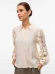 Блуза VERO MODA VMFABENA, Cream - фото 6