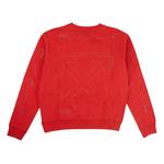 Off-White Толстовка с диагональным принтом, Красный - фото 2