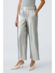 Тканевые брюки Oui, серебряный - фото 3