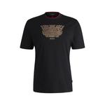 Футболка x «Сотворение богов» с вышивкой Таоте BOSS, черный - фото