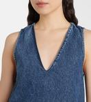 Джинсовое платье-халат JW Anderson, Mid Blue - фото 4