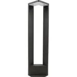 Уличный торшер Bonita LED-панель теплый белый свет, столбовой светильник, уличный светильник, световой поток вниз, яркость 600 люмен Heitronic, антрацит - фото