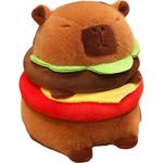 Плюшевая кукла Capybara Dolls высота 22 см DUOAI, Hamburger Capybara - фото