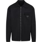 PRADA Переработанная нейлоновая рубашка, Black - фото 2