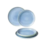 Набор тарелок Villeroy & Boch Crafted Blueberry, 4 предмета, голубой - фото