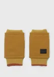 Перчатки без пальцев с укороченным логотипом Paul Smith, цвет Mustard - фото