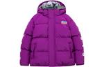 Детская пуховая куртка Levi's виноградного пурпурного цвета - фото 2
