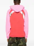 Худи в стиле колор-блок ERL, розовый - фото 5