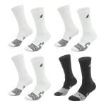 NICEID Носки до колена унисекс, 4 двойных (белые * 3 + черные) - фото
