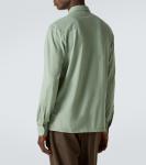 Хлопковая рубашка Fedeli, хаки - фото 4