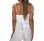 Белая майка с квадратным вырезом Bobi - фото 5