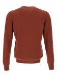 Ребристый свитер с круглым вырезом Gran Sasso, коричневый - фото 2