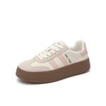 Женские скейтерские кроссовки Daphne низкие, бело-черные - фото 8