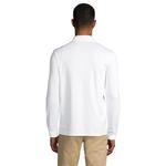 Поло классической кроя Big & Tall Supima Interlock Lands' End, белый - фото