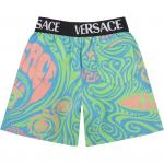 Детские шорты Moderate VERSACE, зеленый - фото 4