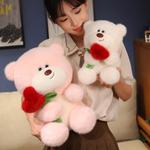 Милый и игривый плюшевый мишка Chocolate Bear Mise, розовый - фото 6