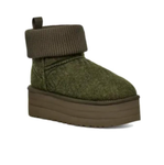 (WMNS) UGG Classic Mini Platform Felted 'Forest Night' - фото 2