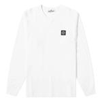 Футболка long-sleeve t-shirt 'white' Stone Island, белый - фото