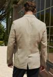 Пиджак-блейзер SLIM FIT TEXTURED LINEN BLEND Next, бежевый - фото 8