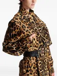 Бомбер с леопардовым принтом BALMAIN, нейтральный - фото 6