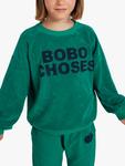 Детский лого-свитшот Bobo Choses, Dark Green - фото