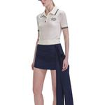 Топ Self portrait SP patch Polo Top Self-portrait, White Mixed Color - фото 5