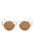 Солнцезащитные очки круглой формы Matsuda, золотистый - фото