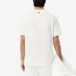 Футболка из хлопка с логотипом LACOSTE, синий - фото 7