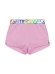 Stella McCartney Kids шорты с логотипом, розовый - фото