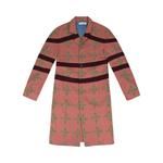 Куртка Kiko Kostadinov Chiffon Check Long Blazer, Pink - фото